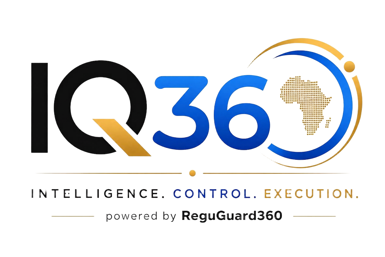 IQ360 Africa — Intelligence. Control. Execution. Powered by ReguGuard360
